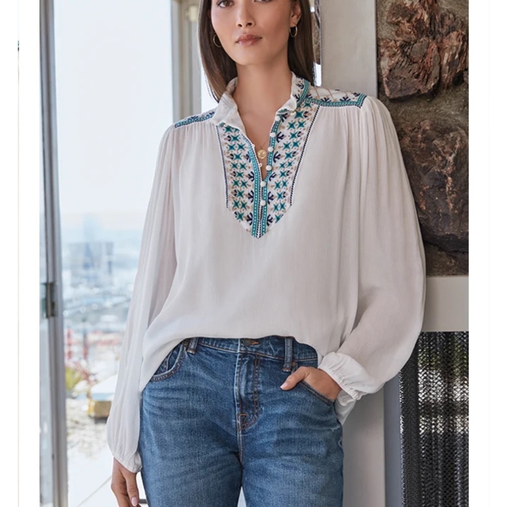 Johnny Was Paolo Blouse size XS
